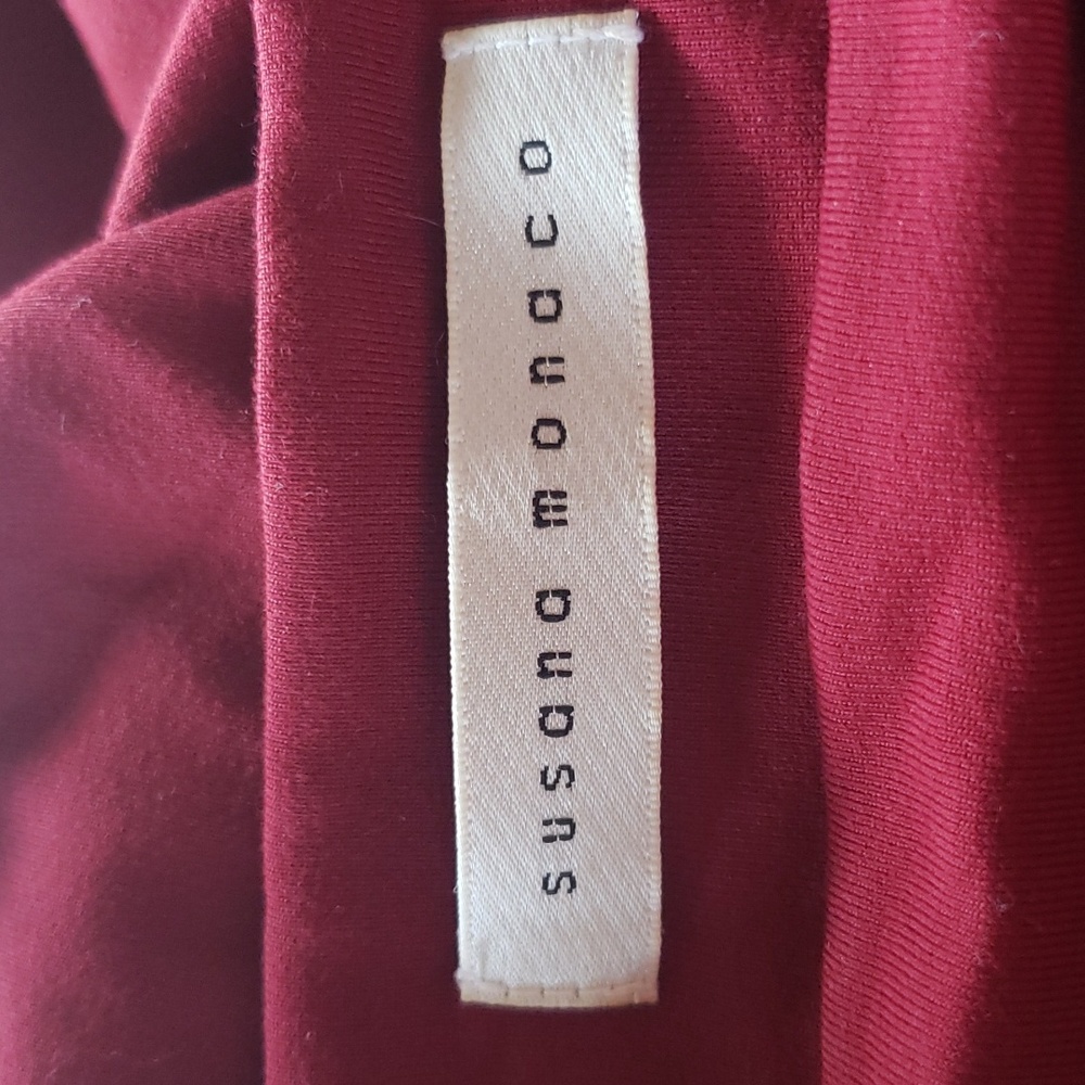 Susana Monaco Red Halter Dress size Small - Picture 3 of 4